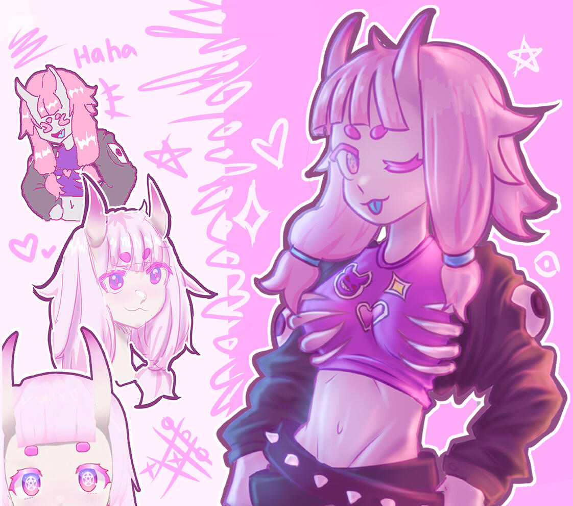 My own demon girl oc